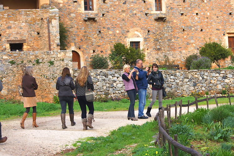 Arrival at St. Stavros Monastery